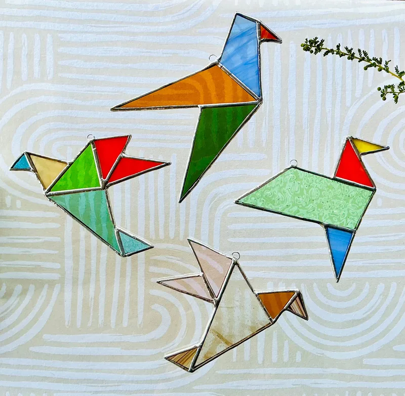 Origami Style Birds
